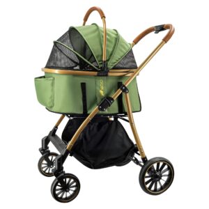 Carrito para mascotas verde Peti-to-Travel PETI-705 Green